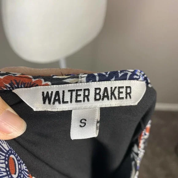 Walter Baker Dress Melissa Navy Pansy Size Small - Picture 11 of 13